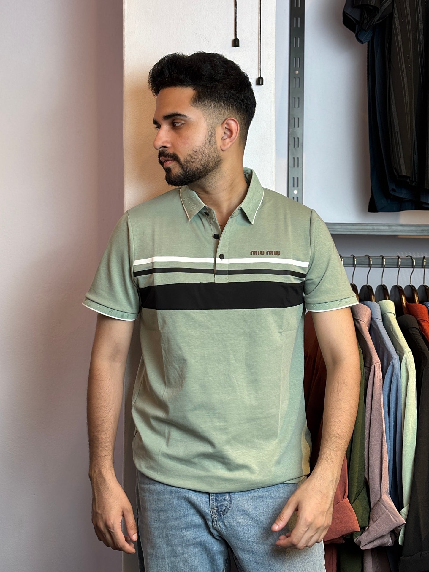 Green Polo T-Shirt |Mi