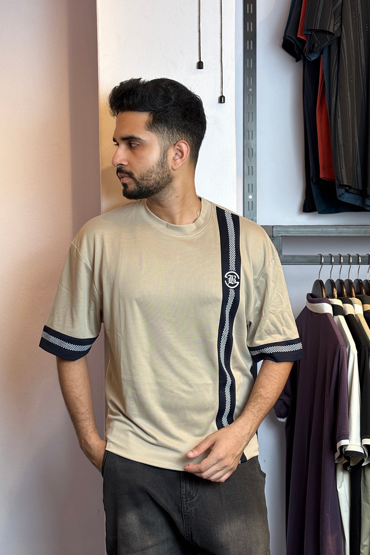 Beige Colour T-Shirt |JB