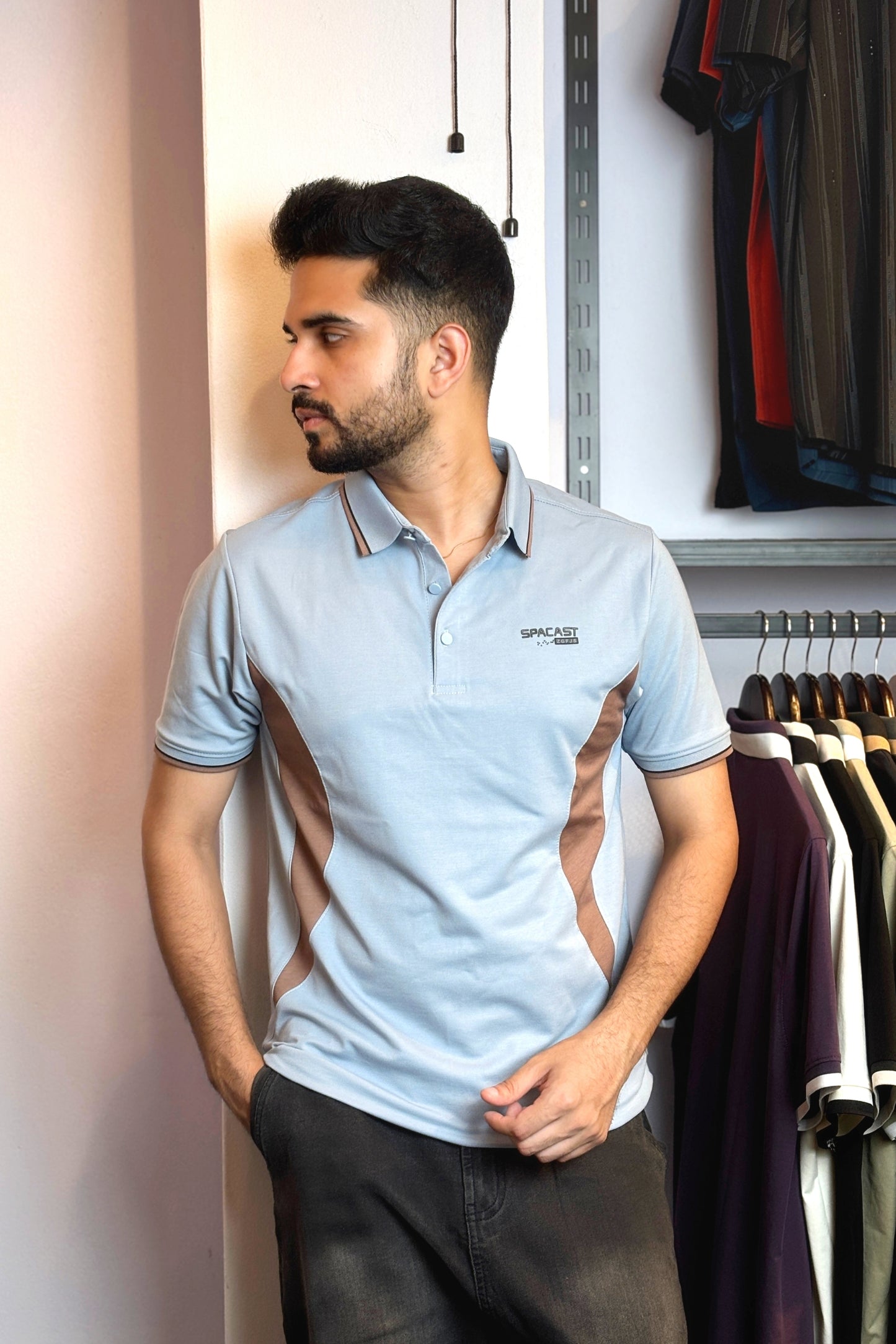 Sky Colour Polo T-Shirt |BGT