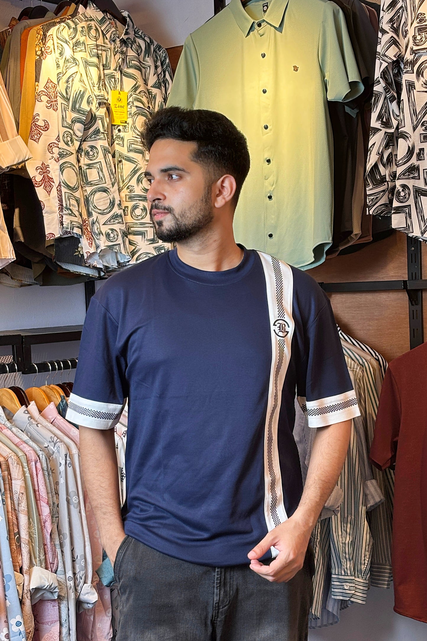Nevy Blue Colour T-Shirt |JB