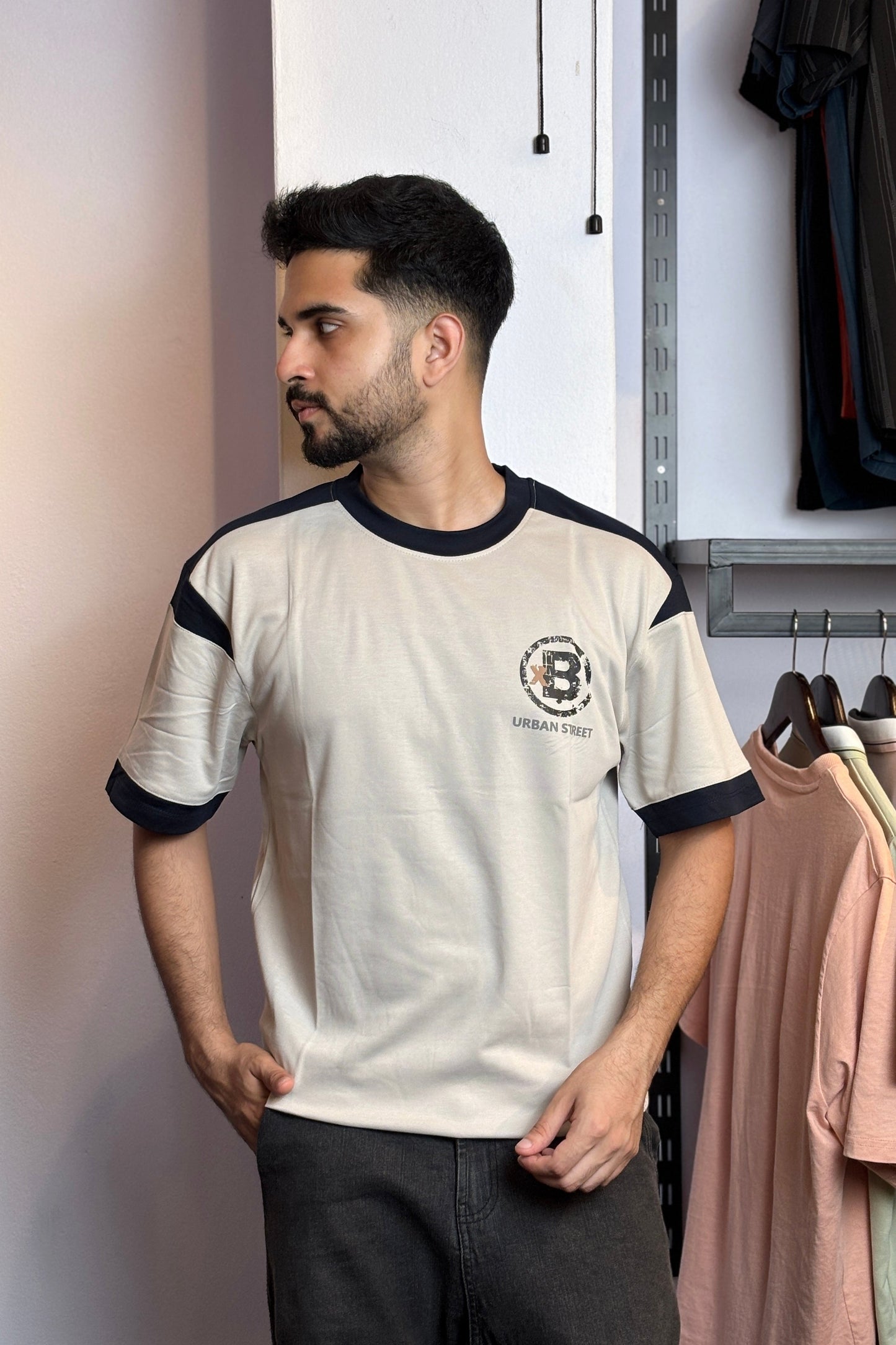 Off-White Colour T-Shirt |Urban