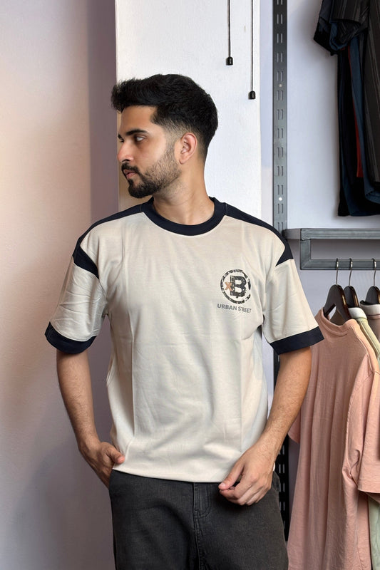 Off-White Colour T-Shirt |Urban