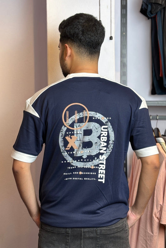 Nevy Blue Colour T-Shirt |Urban