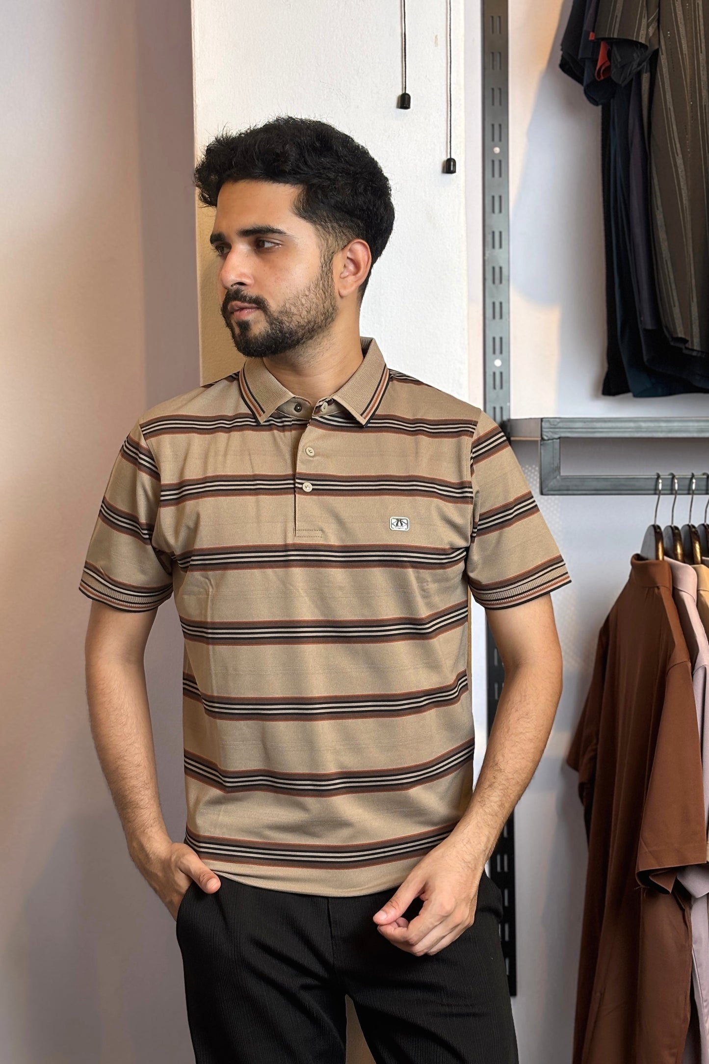 Coffee Colour Polo T-Shirt |UFS