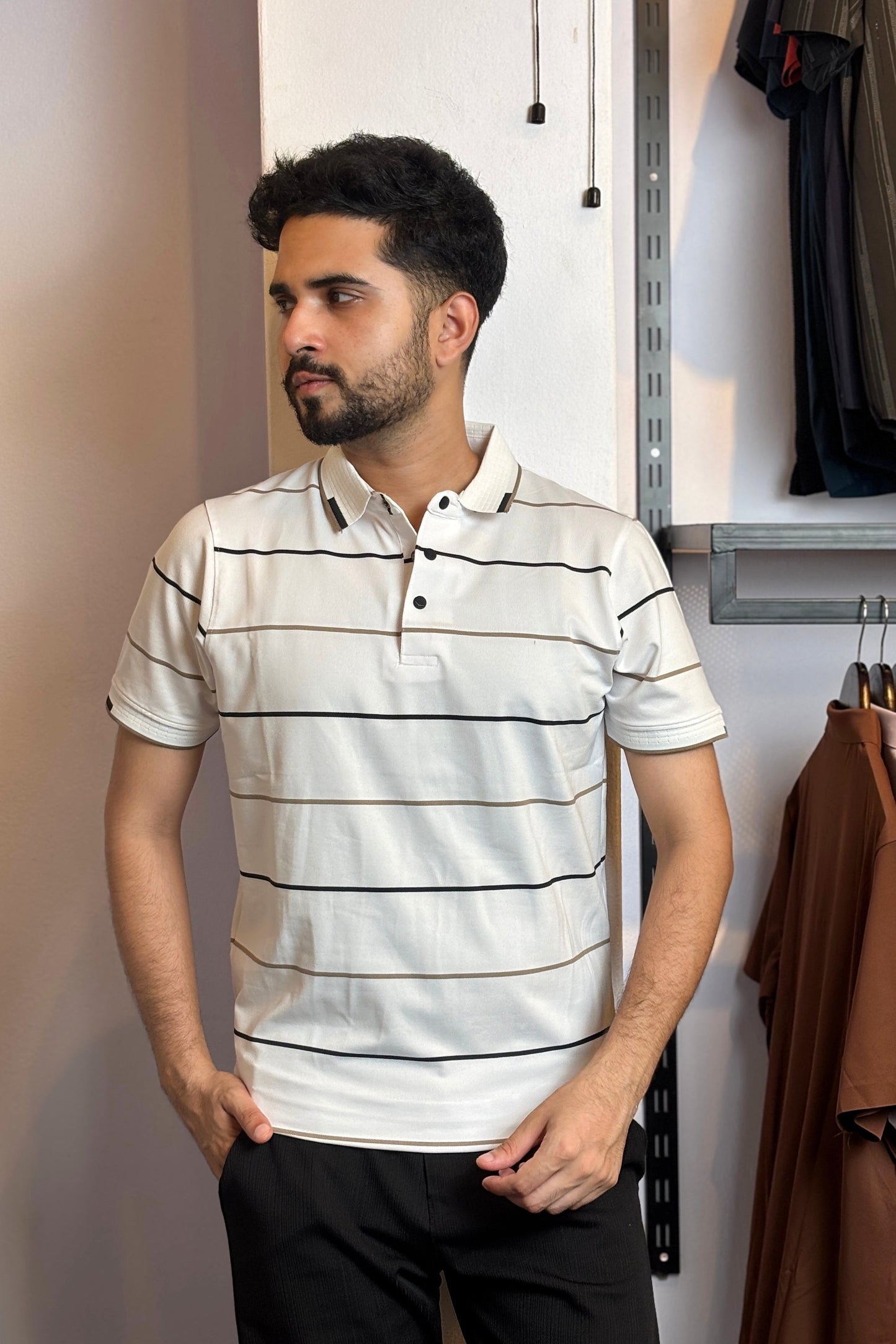White Colour Polo T-Shirt |UF