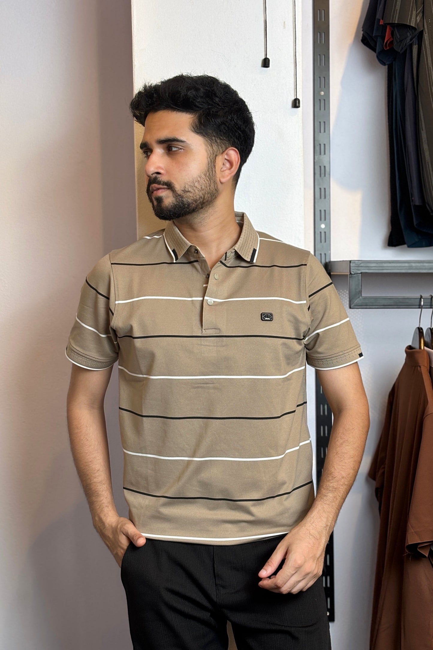 Coffee Colour Polo T-Shirt |UF