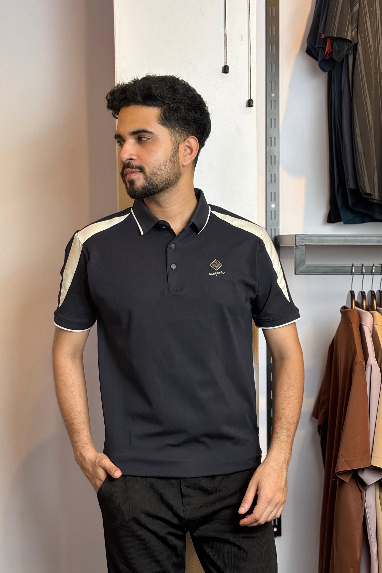 Nevy Blue Colour Polo T-Shirt |SCP