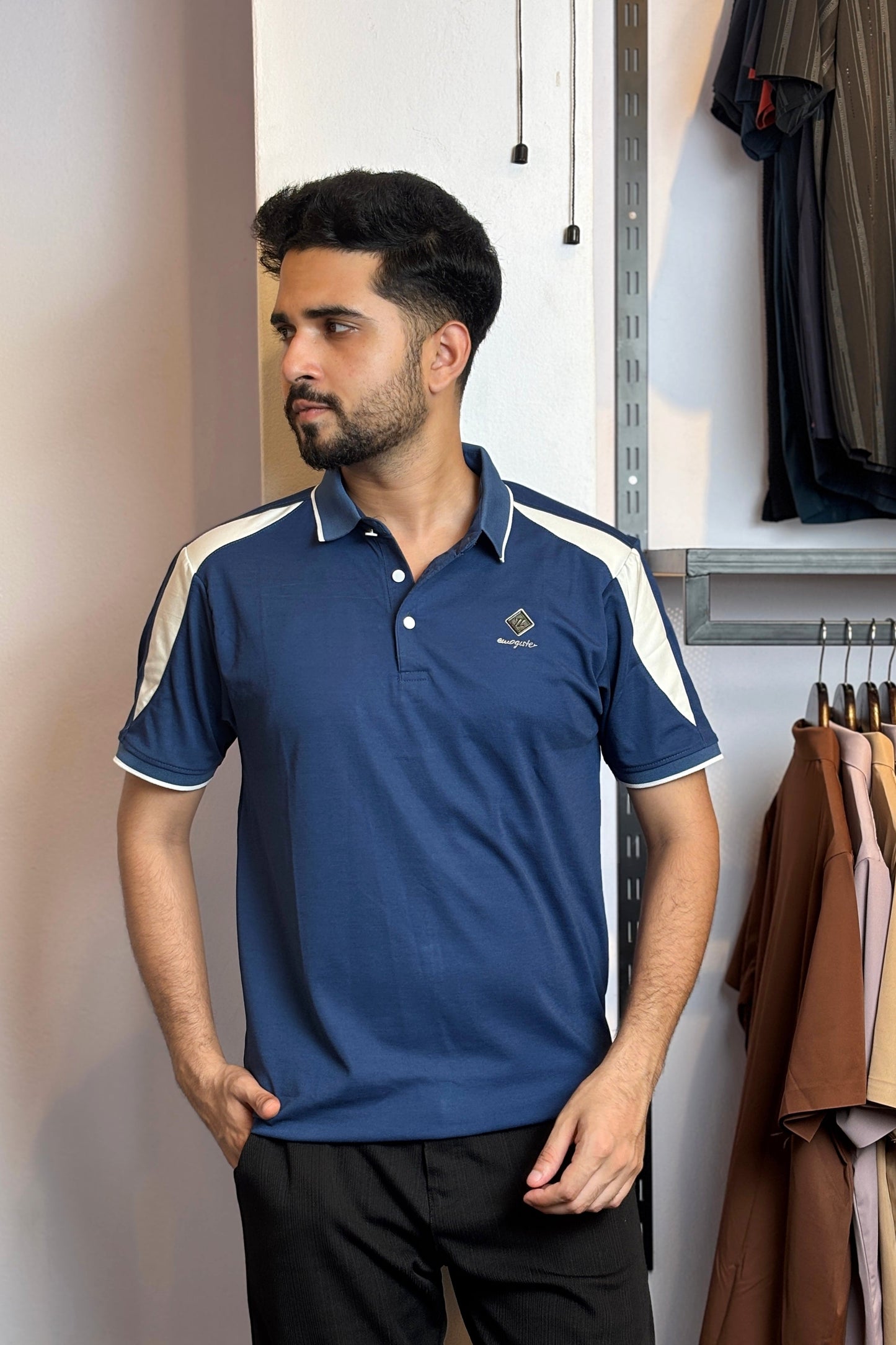 Blue Colour Polo T-Shirt |SCP