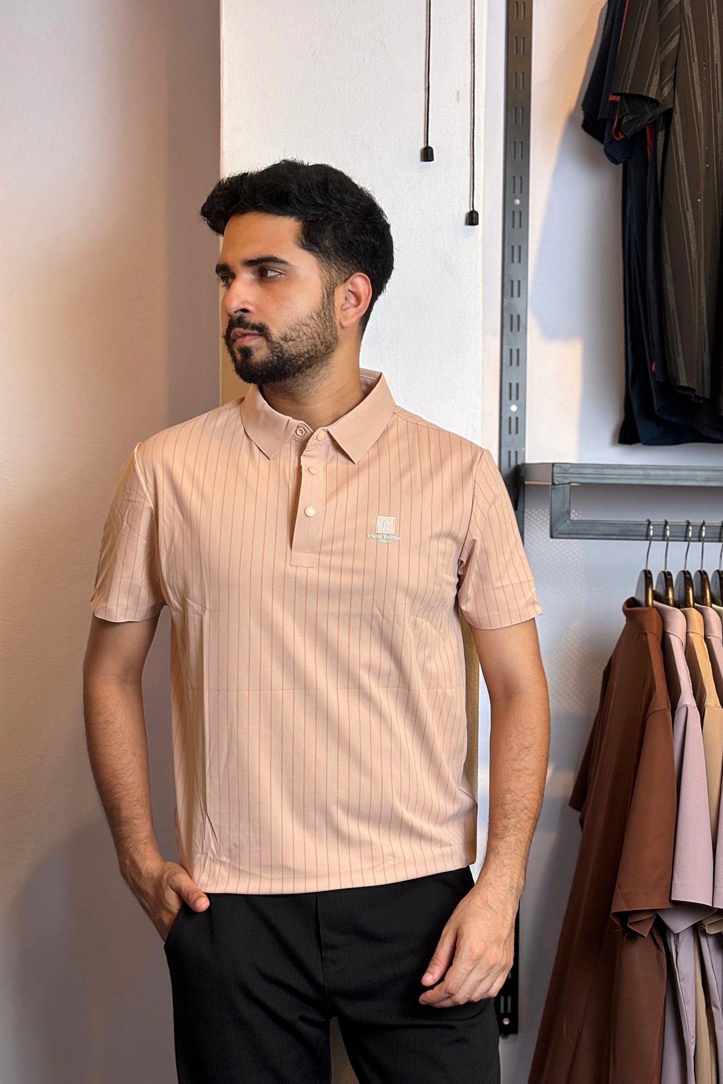 Light Pink Colour Polo T-Shirt |LSP