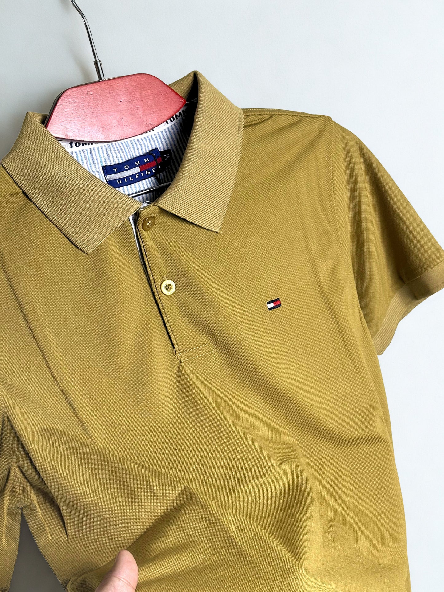 মাস্টার্ড কালার পোলো টি-শার্ট-TM