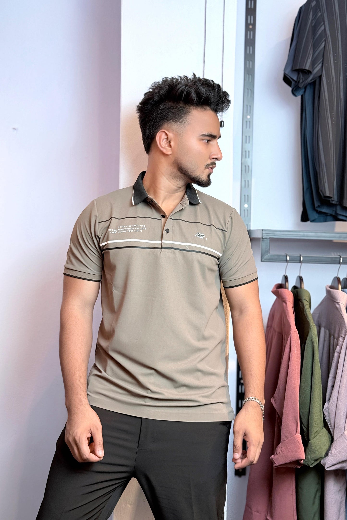 Coffee Colour Polo T-Shirt |TR