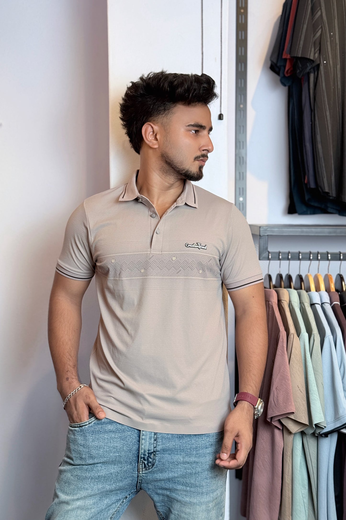 Purple Colour Polo T-Shirt |trend