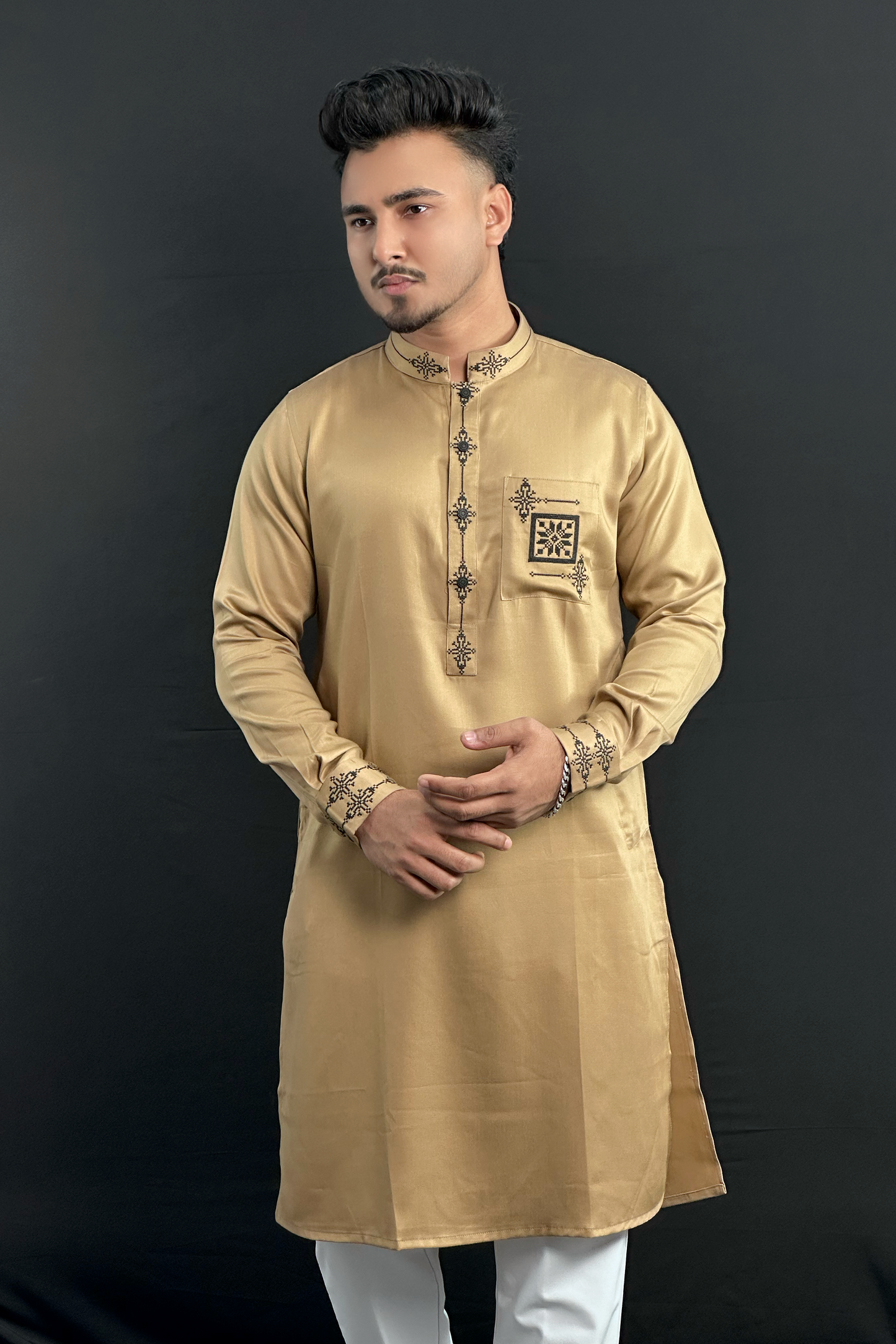 Camel Colour Premium Panjabi |BE