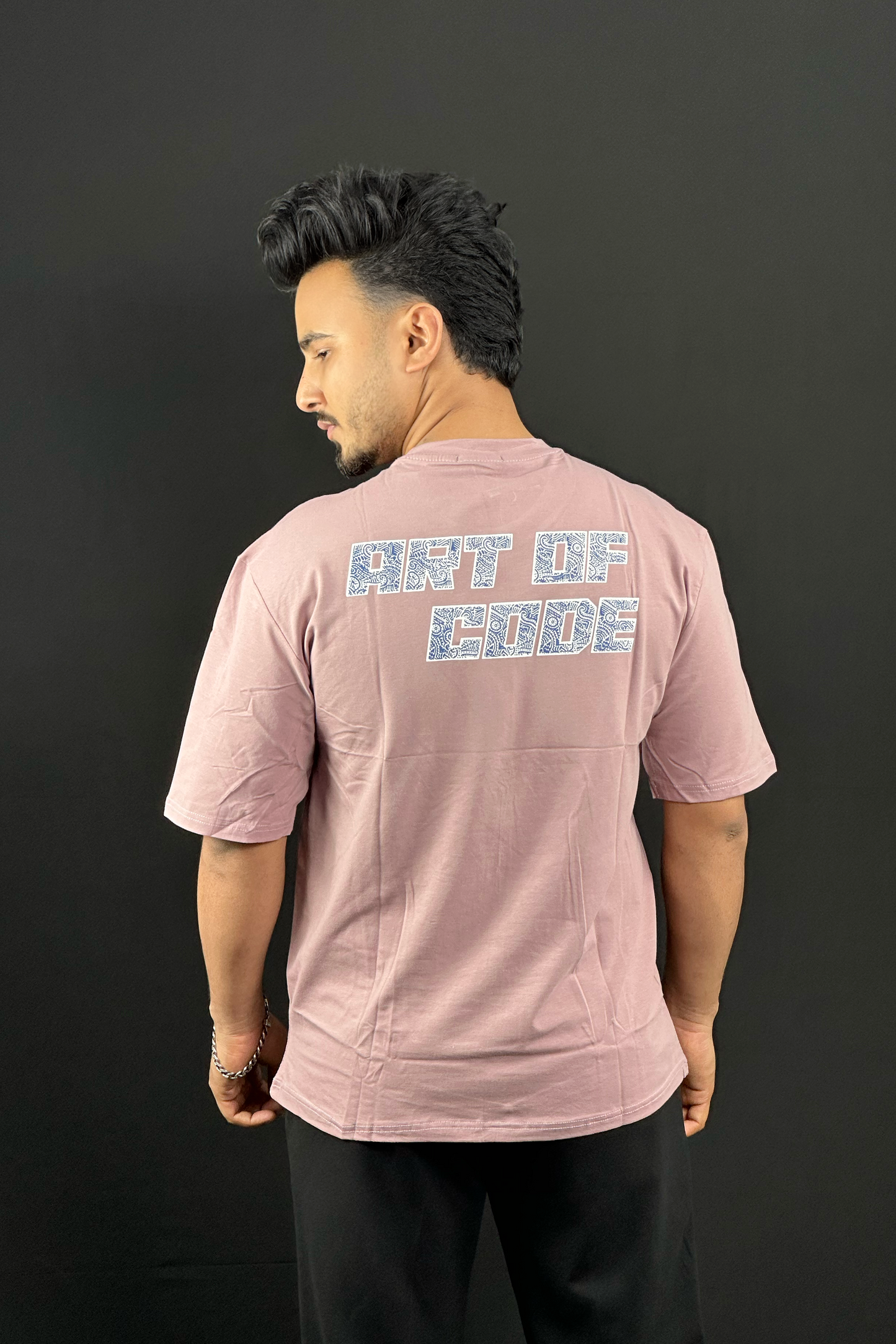 Light Pink Colour T-Shirt |Code