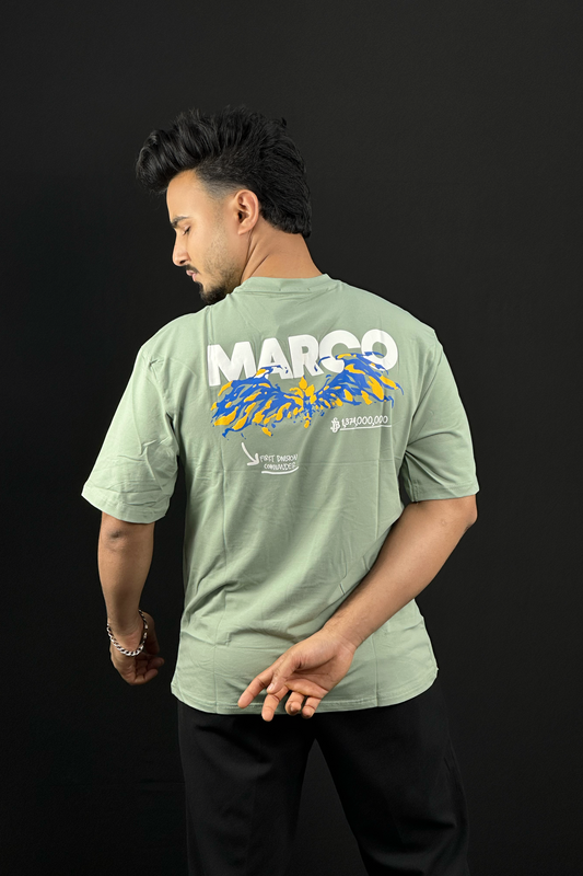 Sage Green Colour T-Shirt |Marco