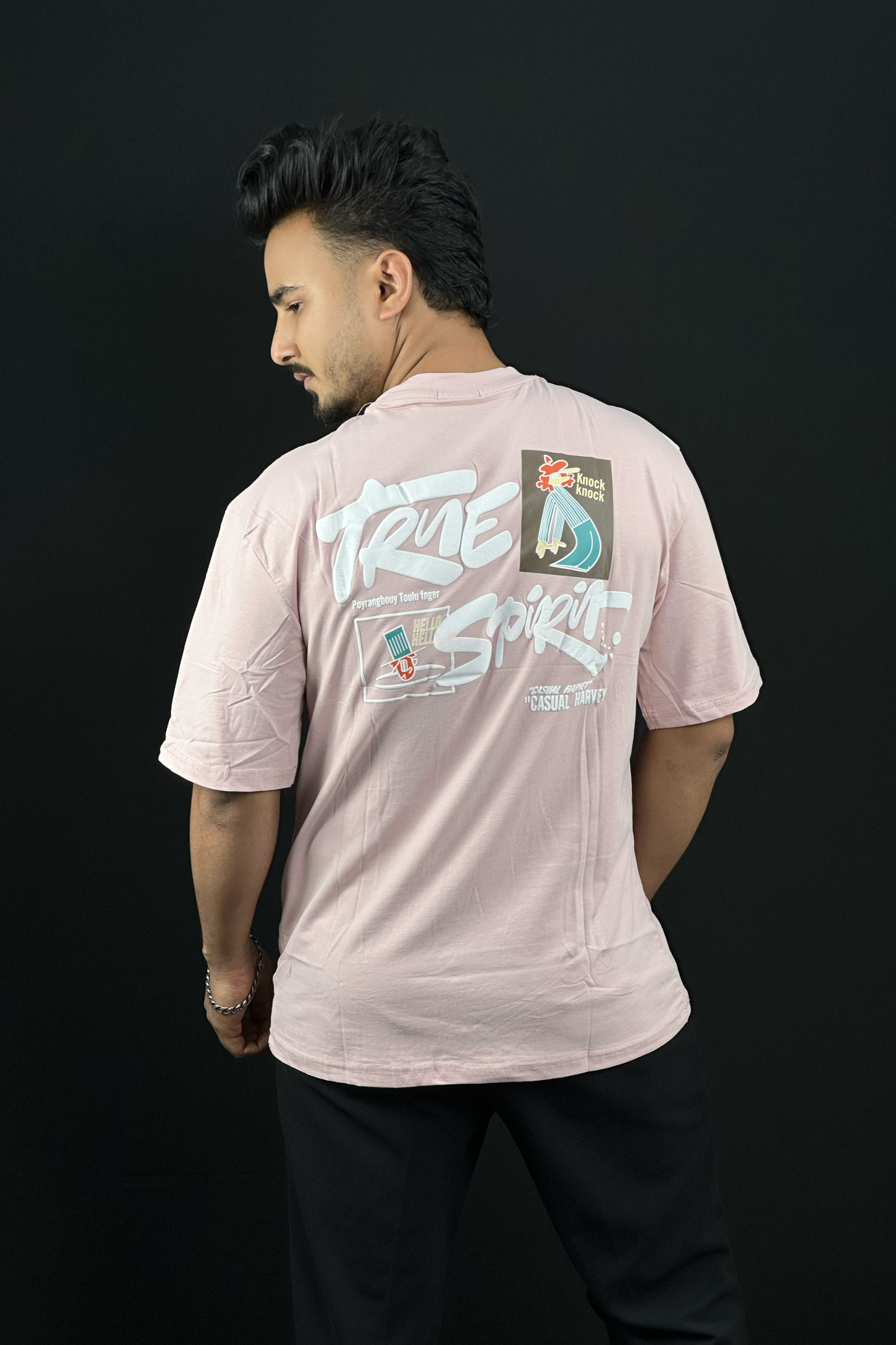 Light Pink Colour T-Shirt |Spirit