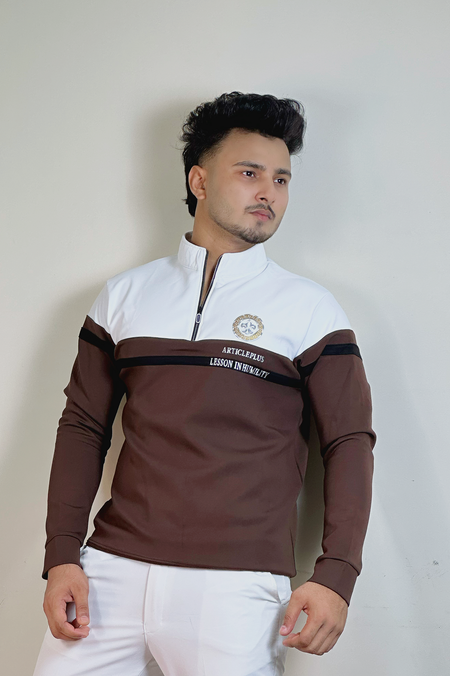 চকলেট কালার সোয়েটশার্ট-AP