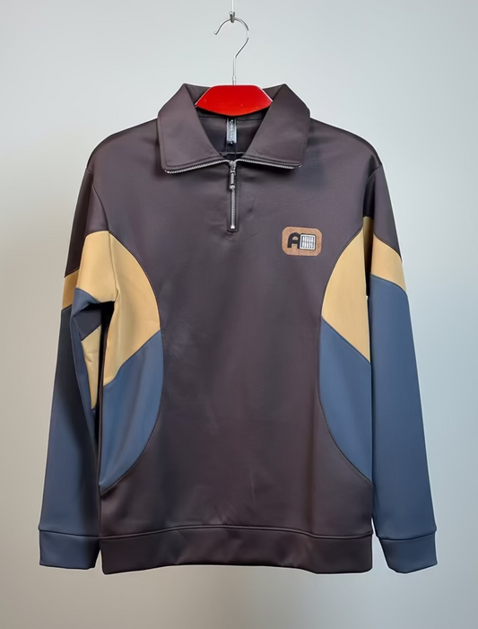 ওয়াইন কালার সোয়েটশার্ট-CONTRAST