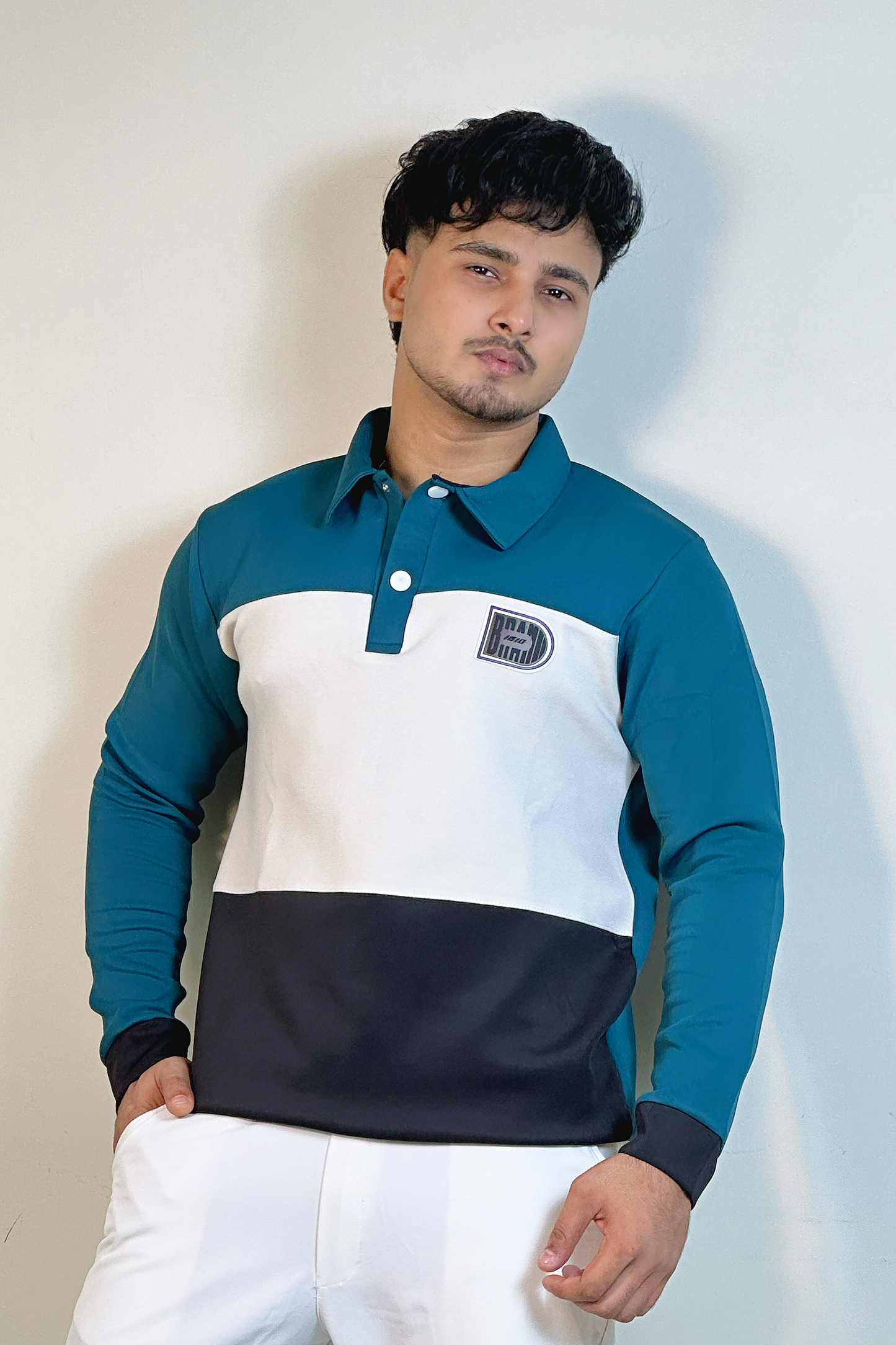 বটলগ্রিন কালার সোয়েটশার্ট-D