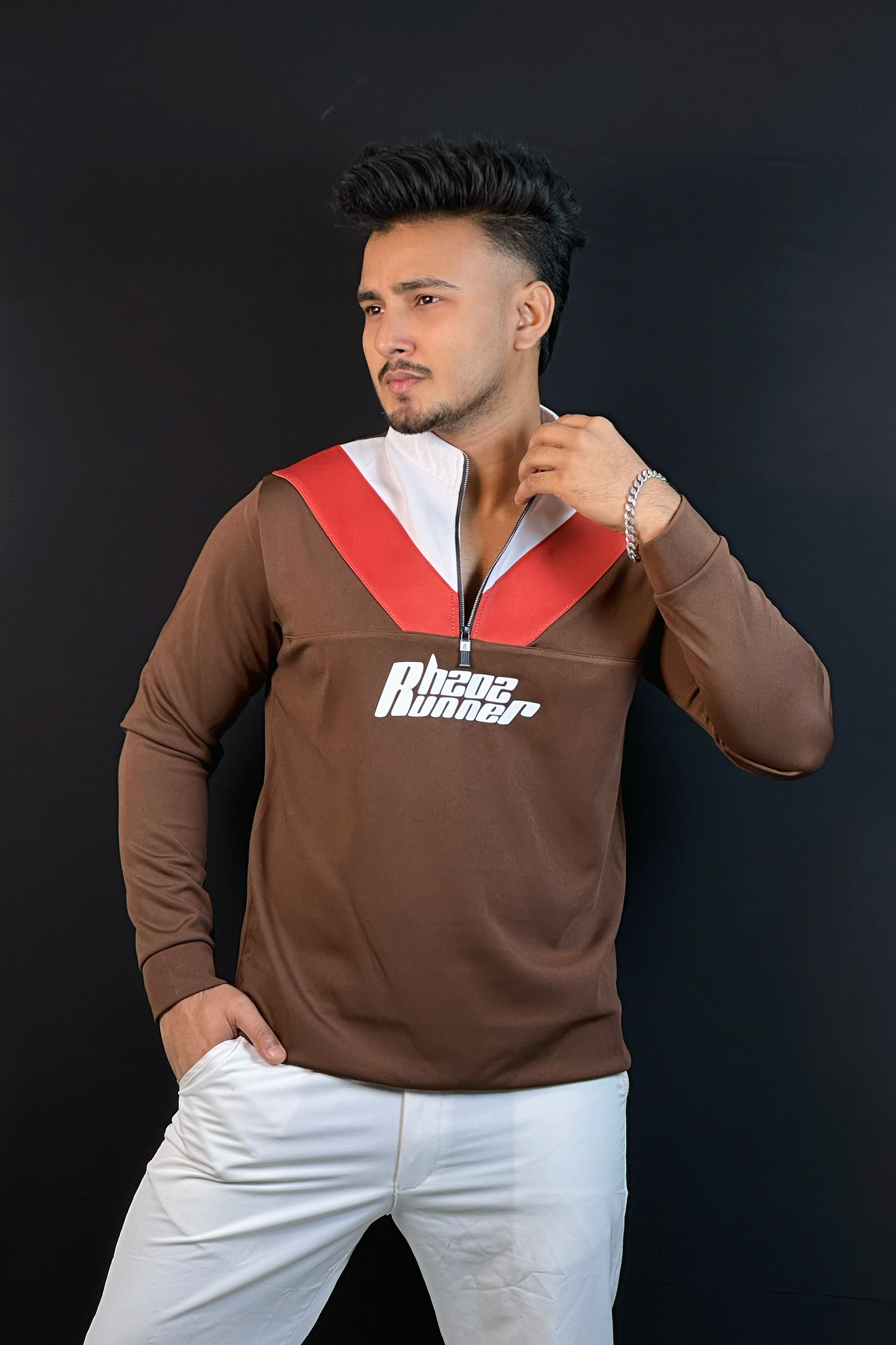 চকলেট কালার সোয়েটশার্ট-V