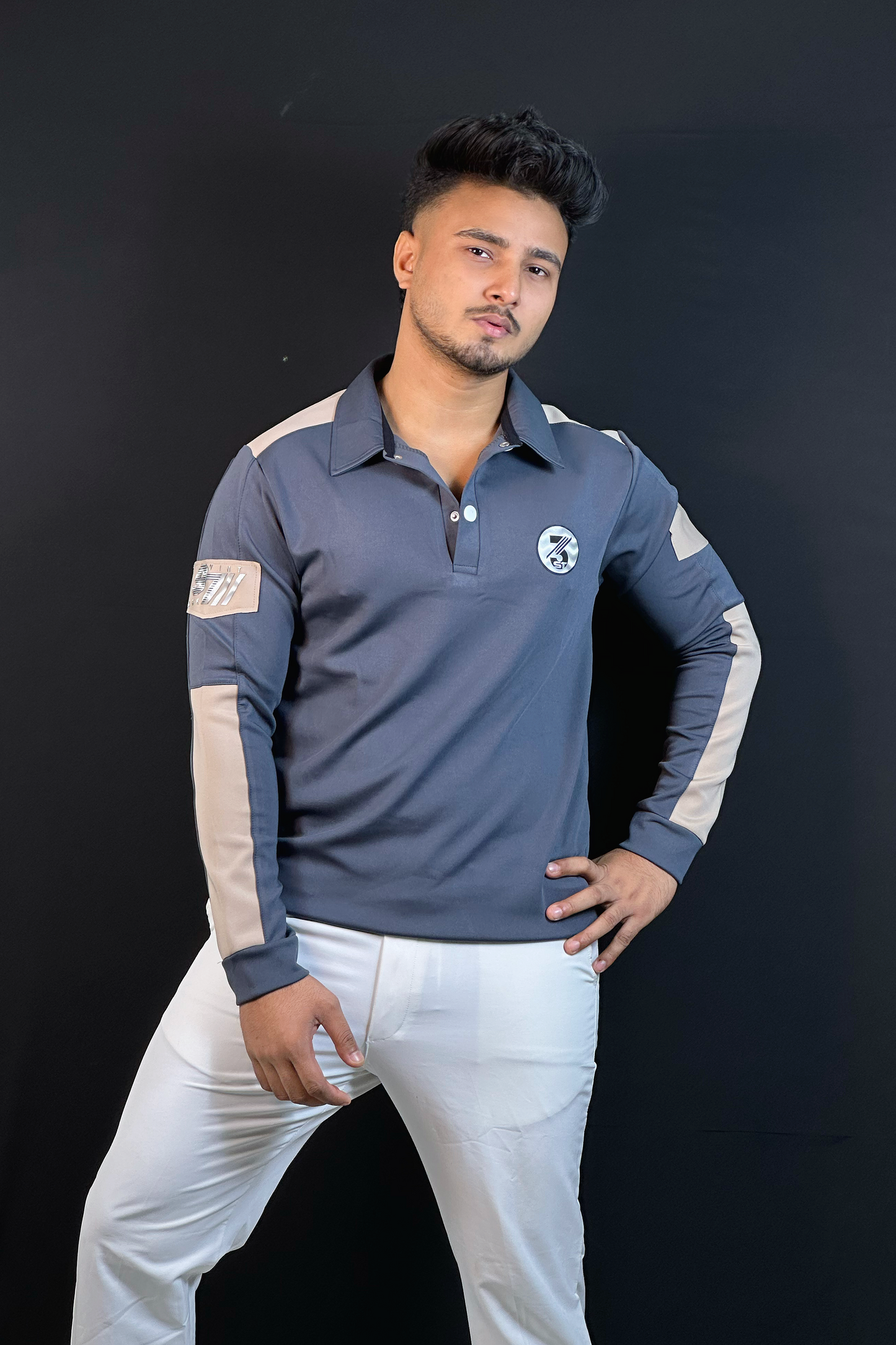 অ্যাশ কালার সোয়েটশার্ট-3