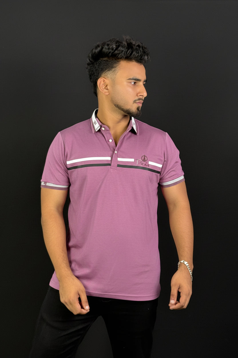 Onion Colour Polo T-Shirt |Paris