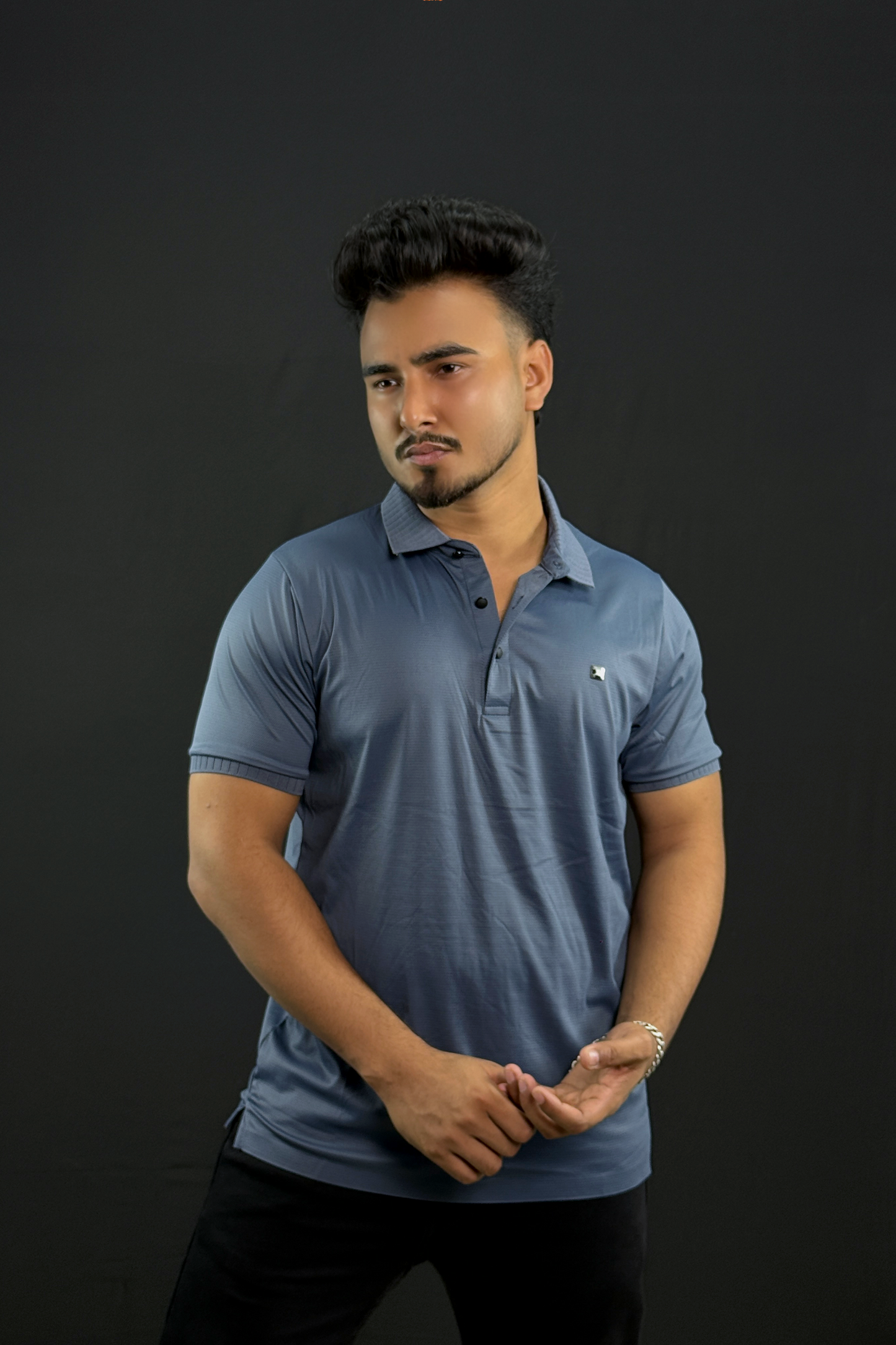 Light Blue Colour Polo T-Shirt |ZZ