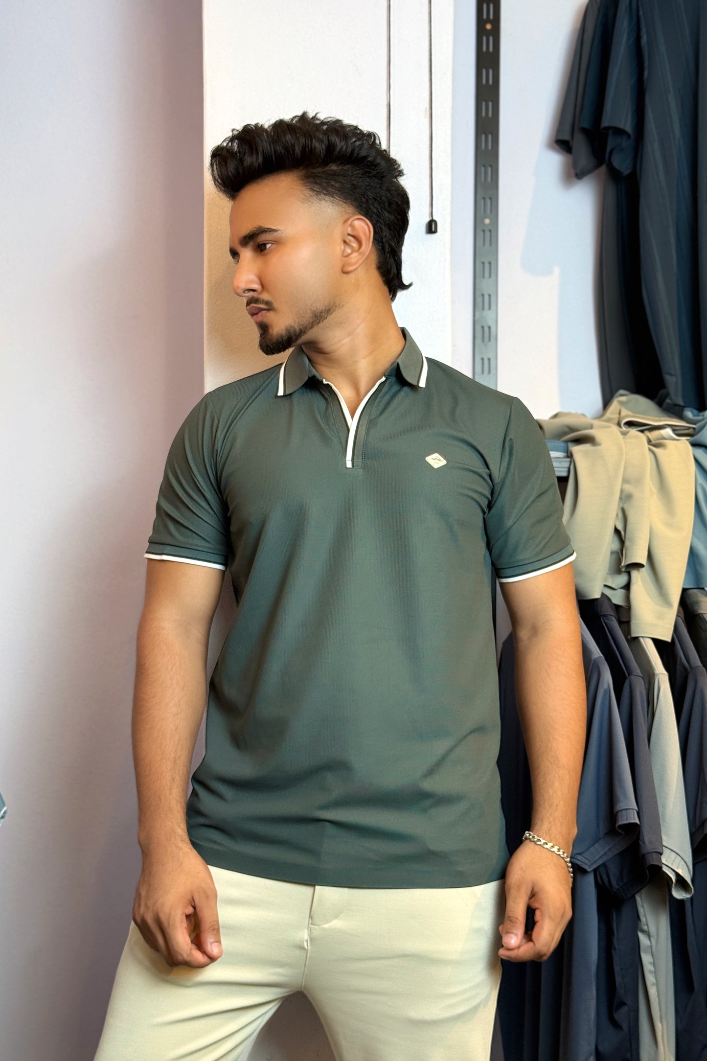 Deep Green Polo T-Shirt |TYO