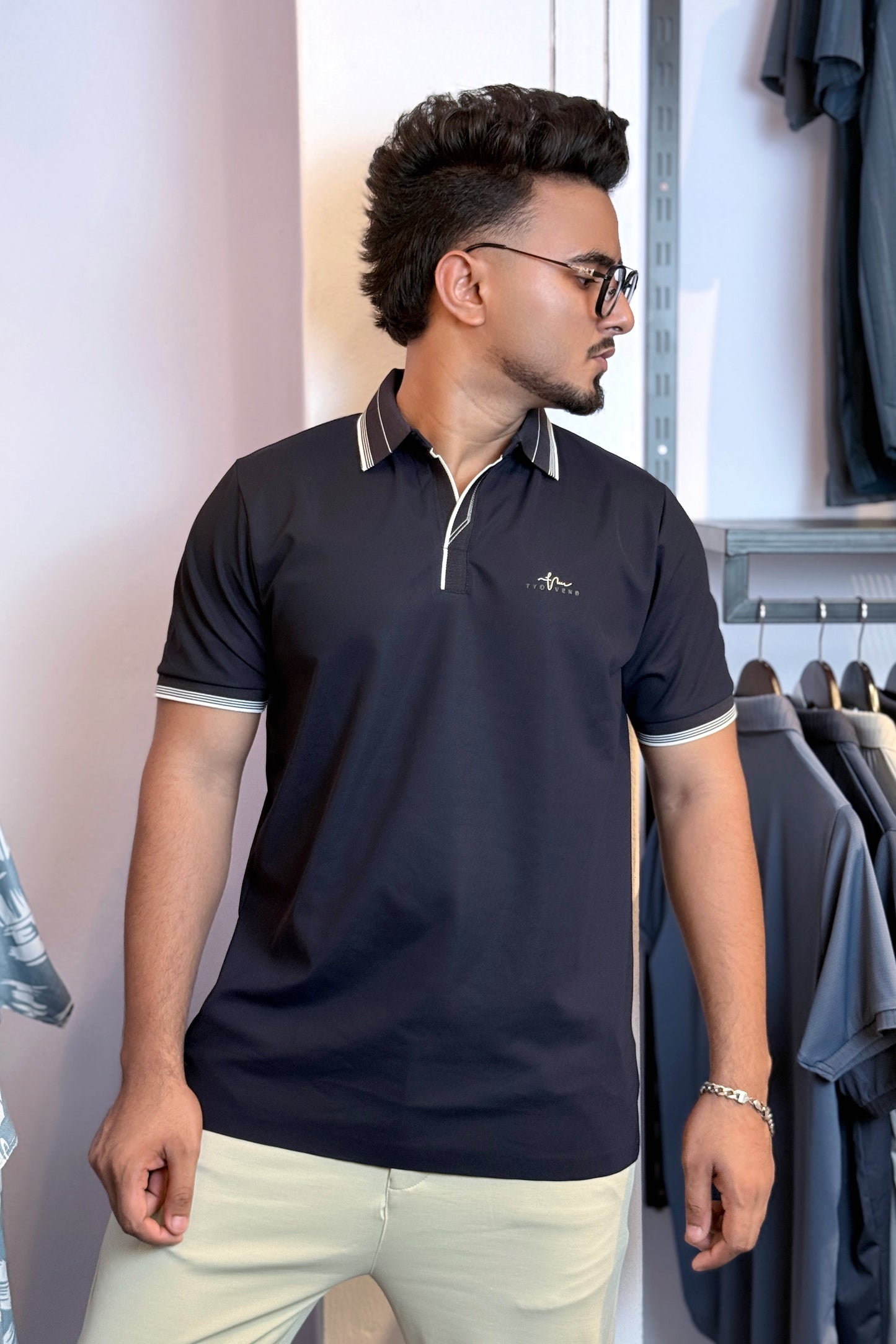 Nevy Blue Polo T-Shirt |TYO