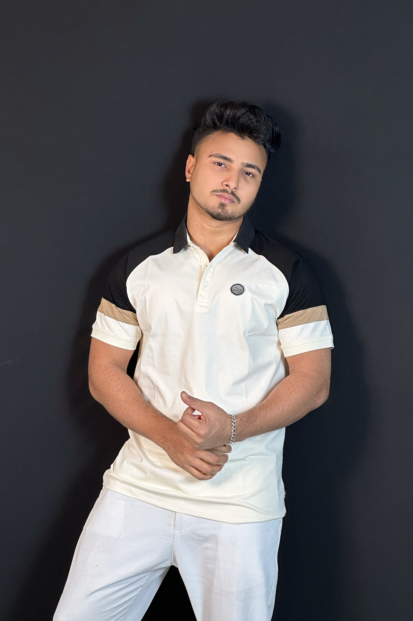 অফহোয়াইট পোলো টি-শার্ট-CLV