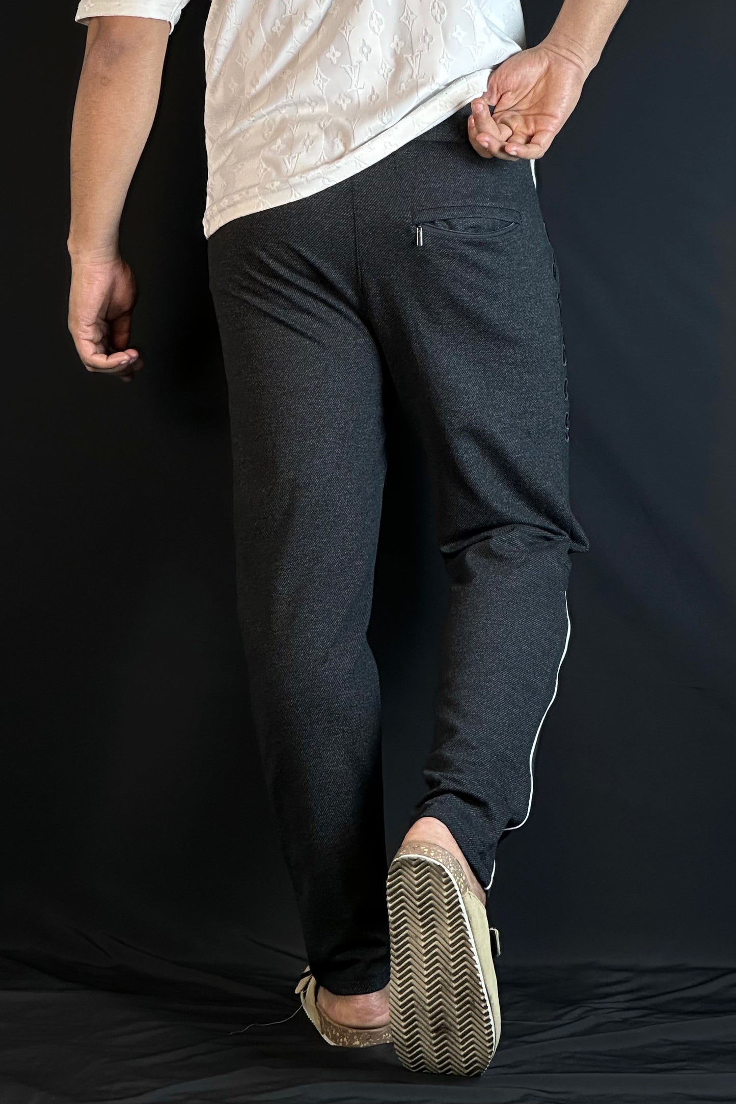 চারকোল কালার চায়না জগার্স-ADIDAS