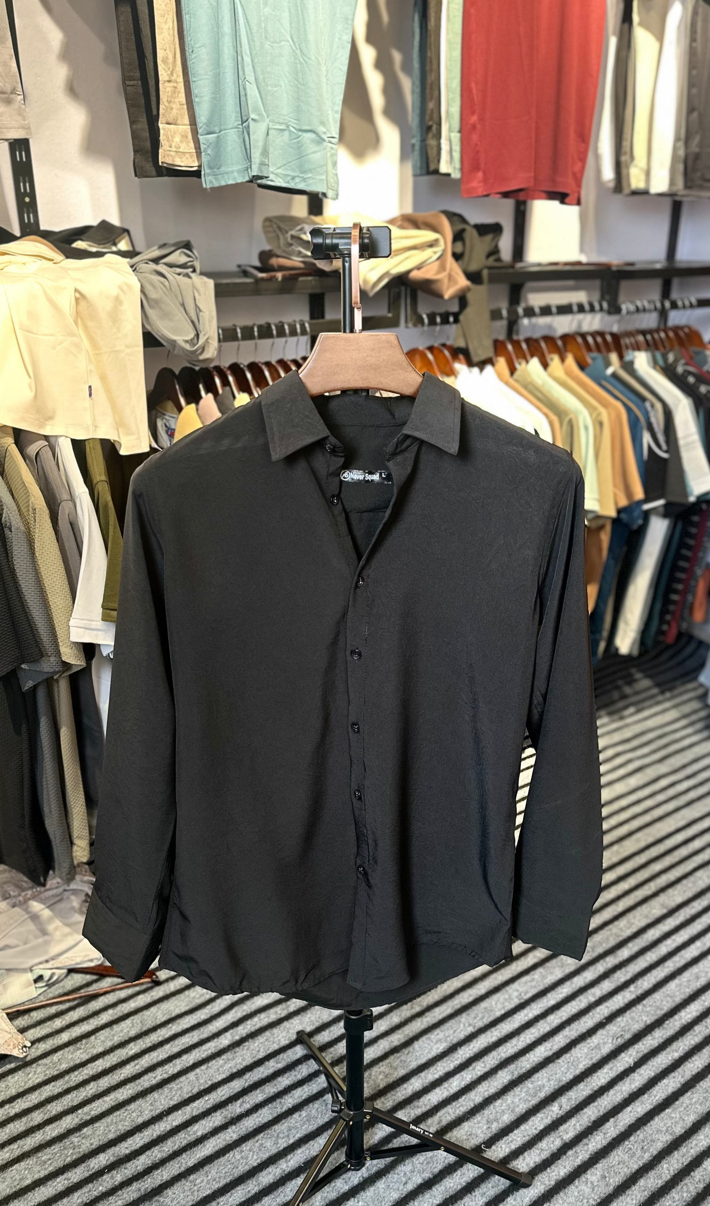 Olive White+Black Colour Shirt Combo| Flower