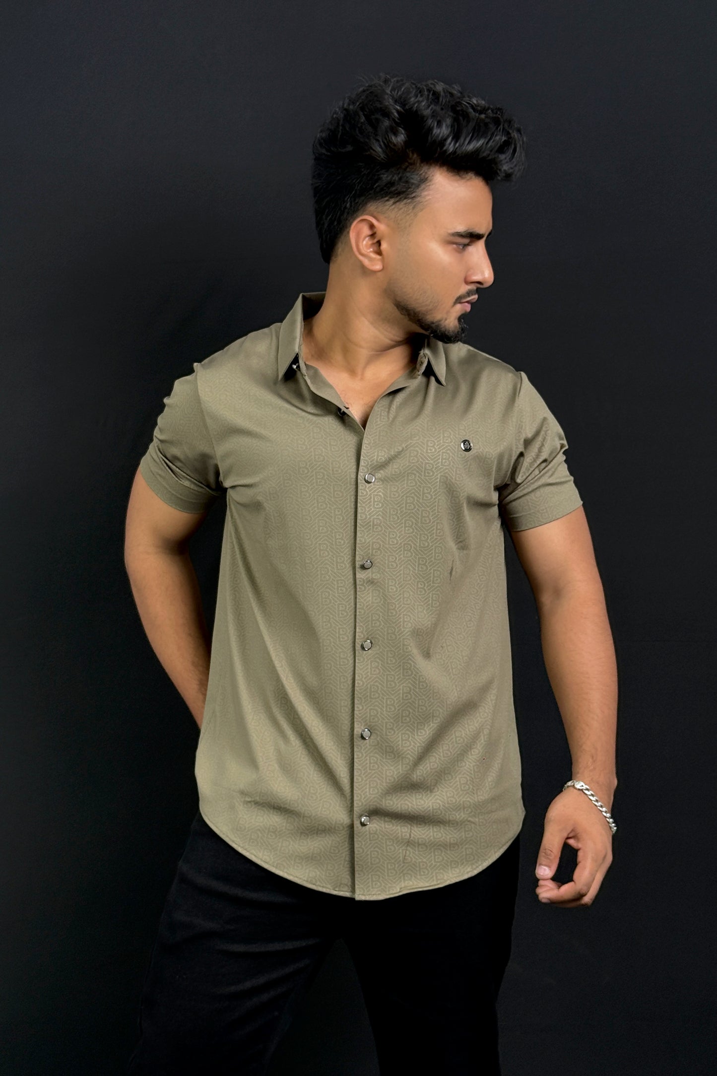 Coffe Colour Half Slevee Shirt |BB