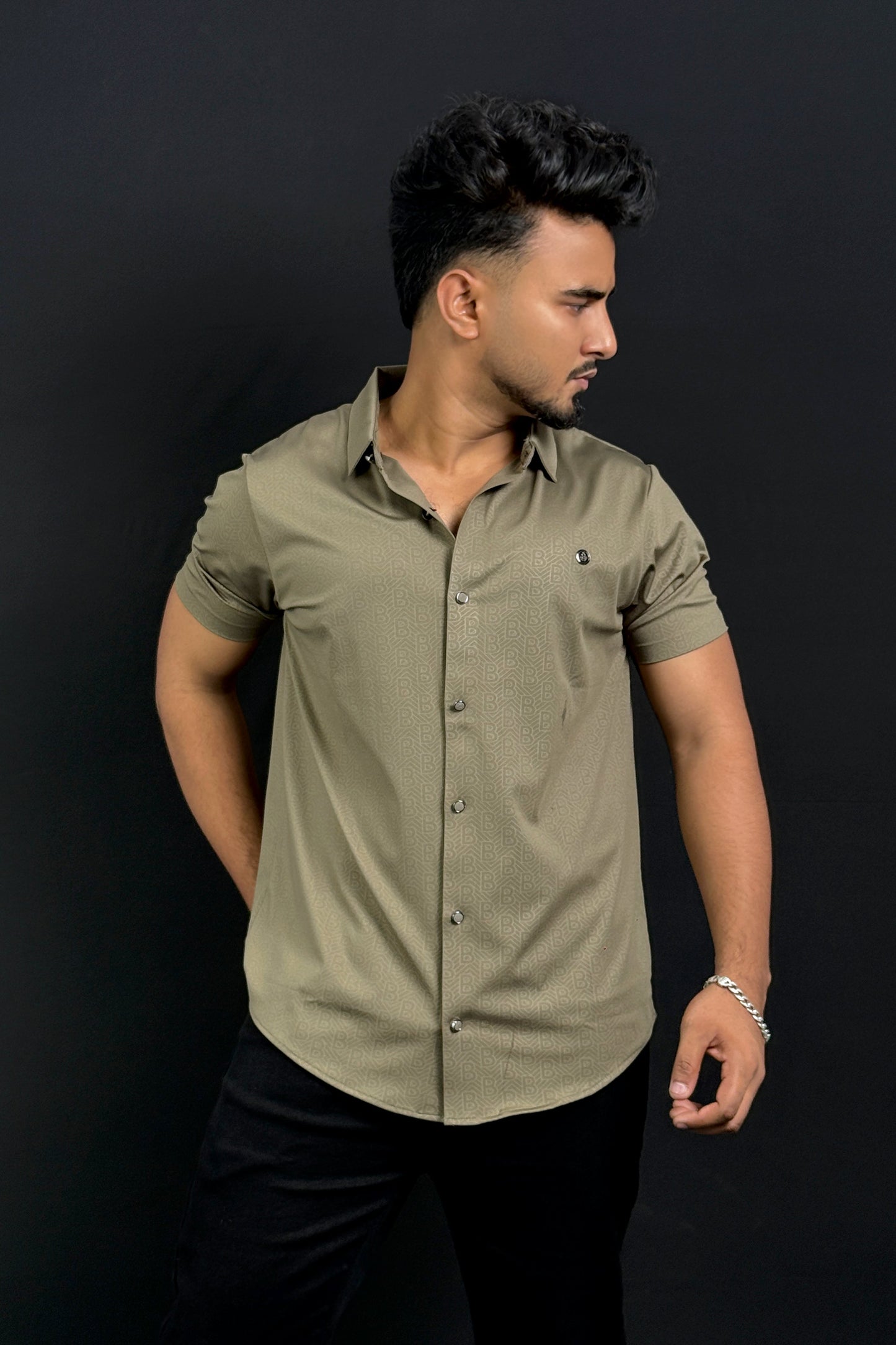 Coffe Colour Half Slevee Shirt |BB