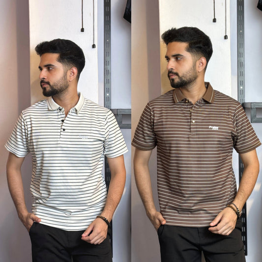 White+Colocolate Polo T-Shirt |CPO