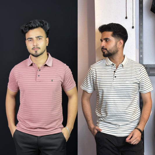 Rose+White Polo T-Shirt |CPO