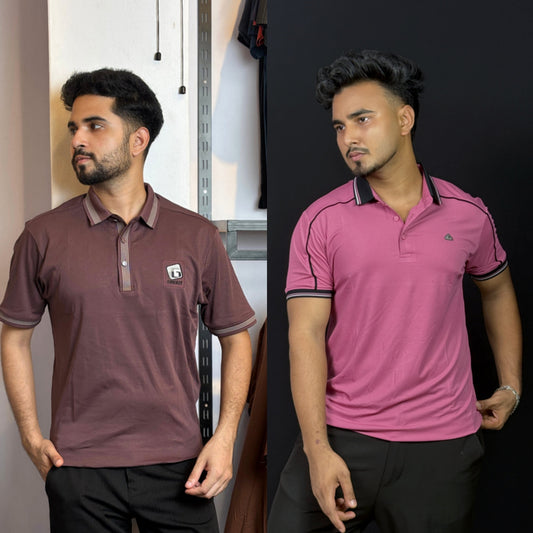 Wine+Rose Pink Polo T-Shirt |DCP