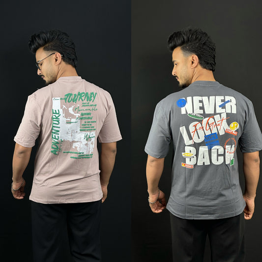 Light Pink+GrayT-Shirt Combo |LPG