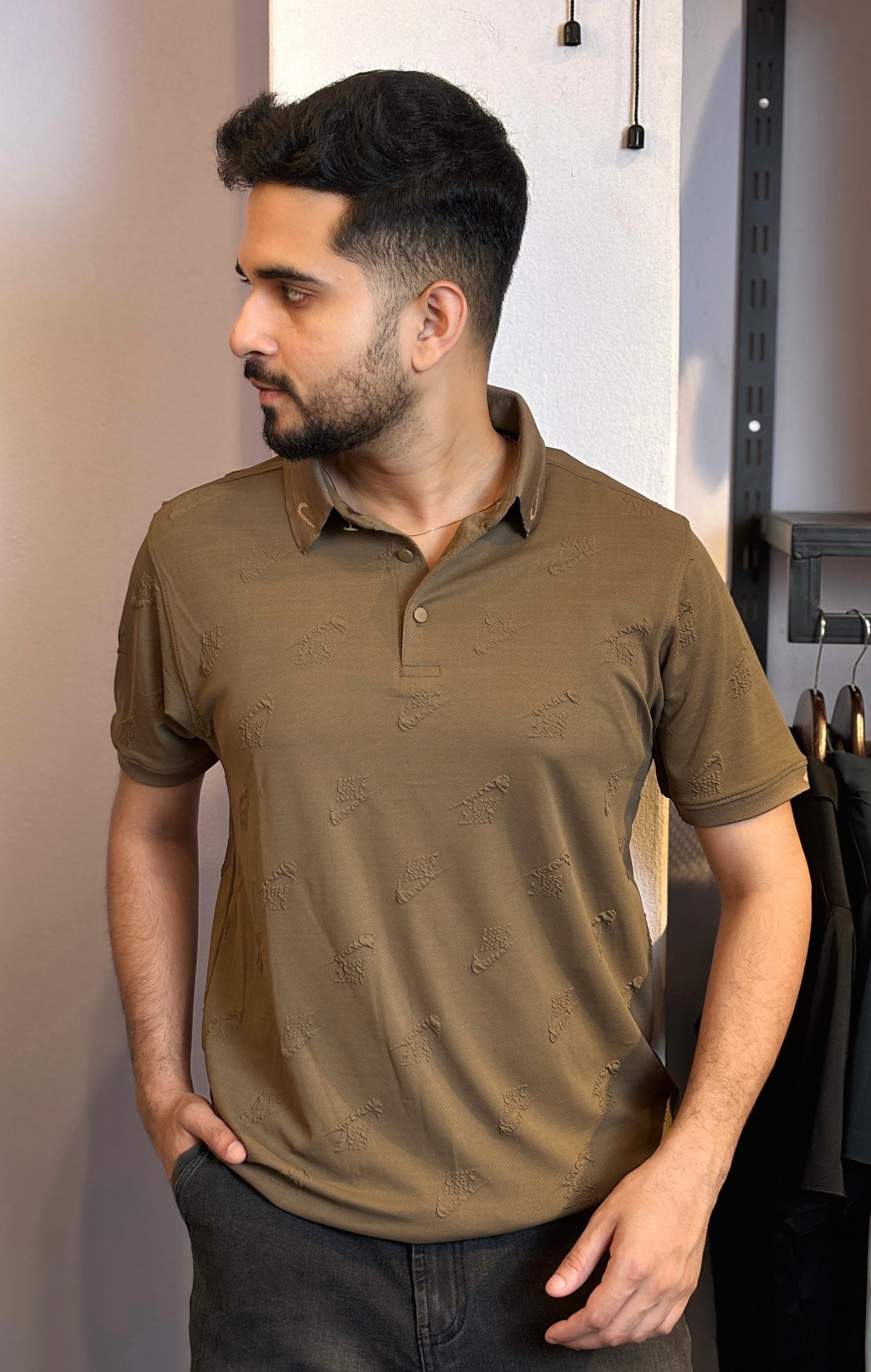 Chocolate Colour Polo T-Shirt |nike