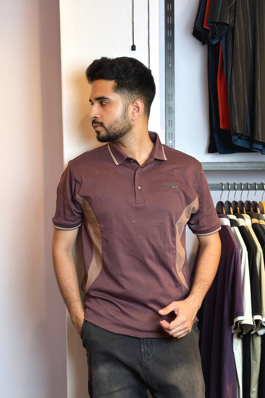 Wine Colour Polo T-Shirt |BGT
