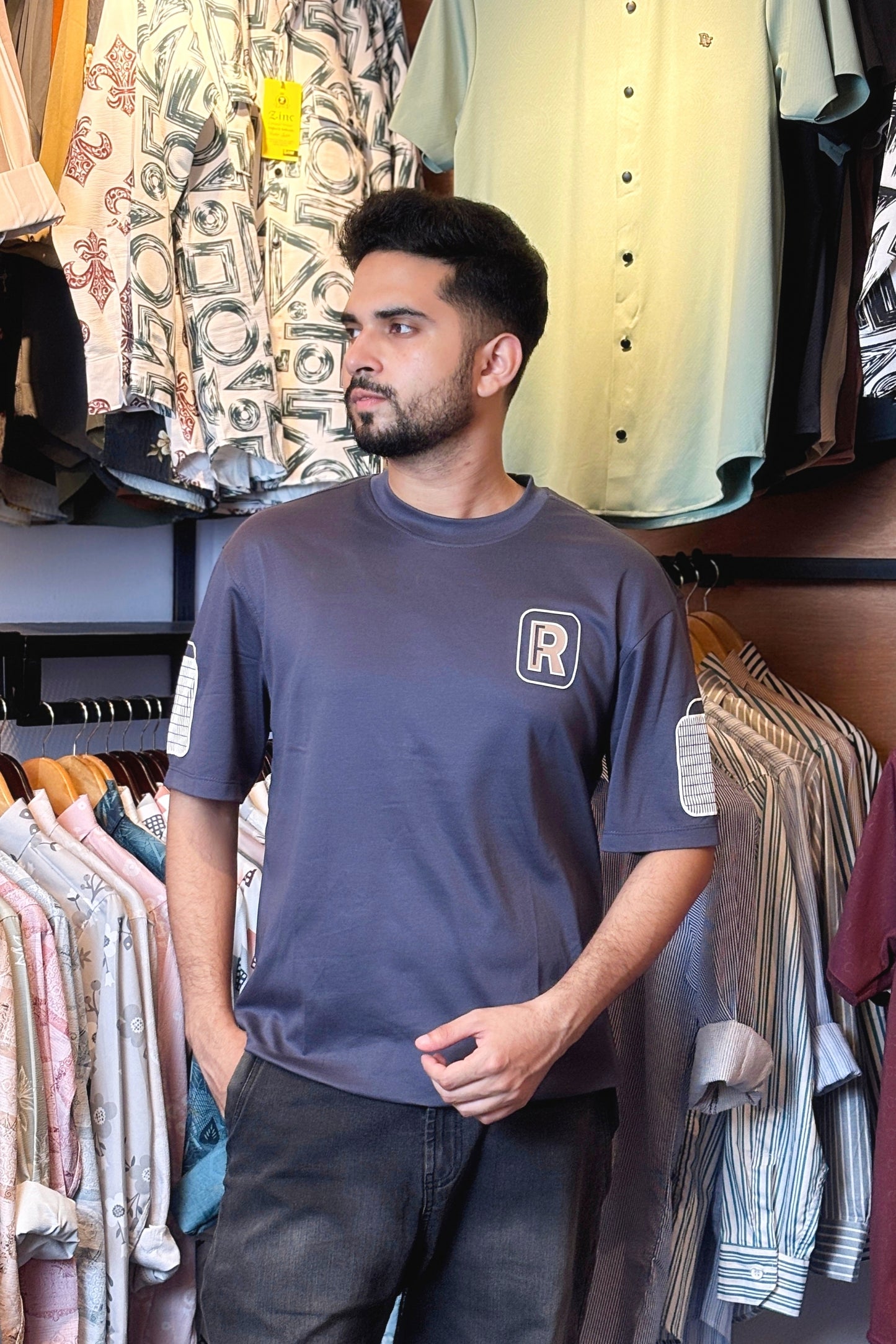Nevy Blue Colour T-Shirt |WR