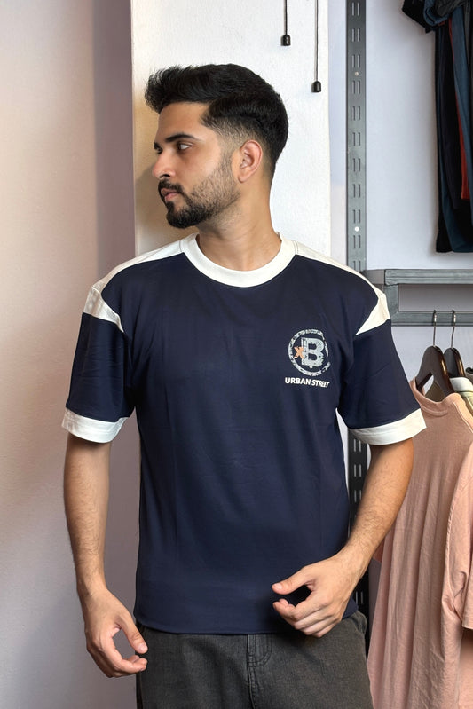 Nevy Blue Colour T-Shirt |Urban