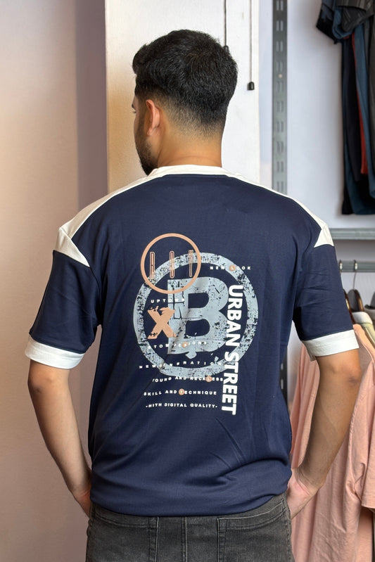 Nevy Blue Colour T-Shirt |Urban