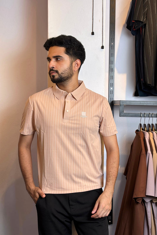 Light Pink Colour Polo T-Shirt |LSP