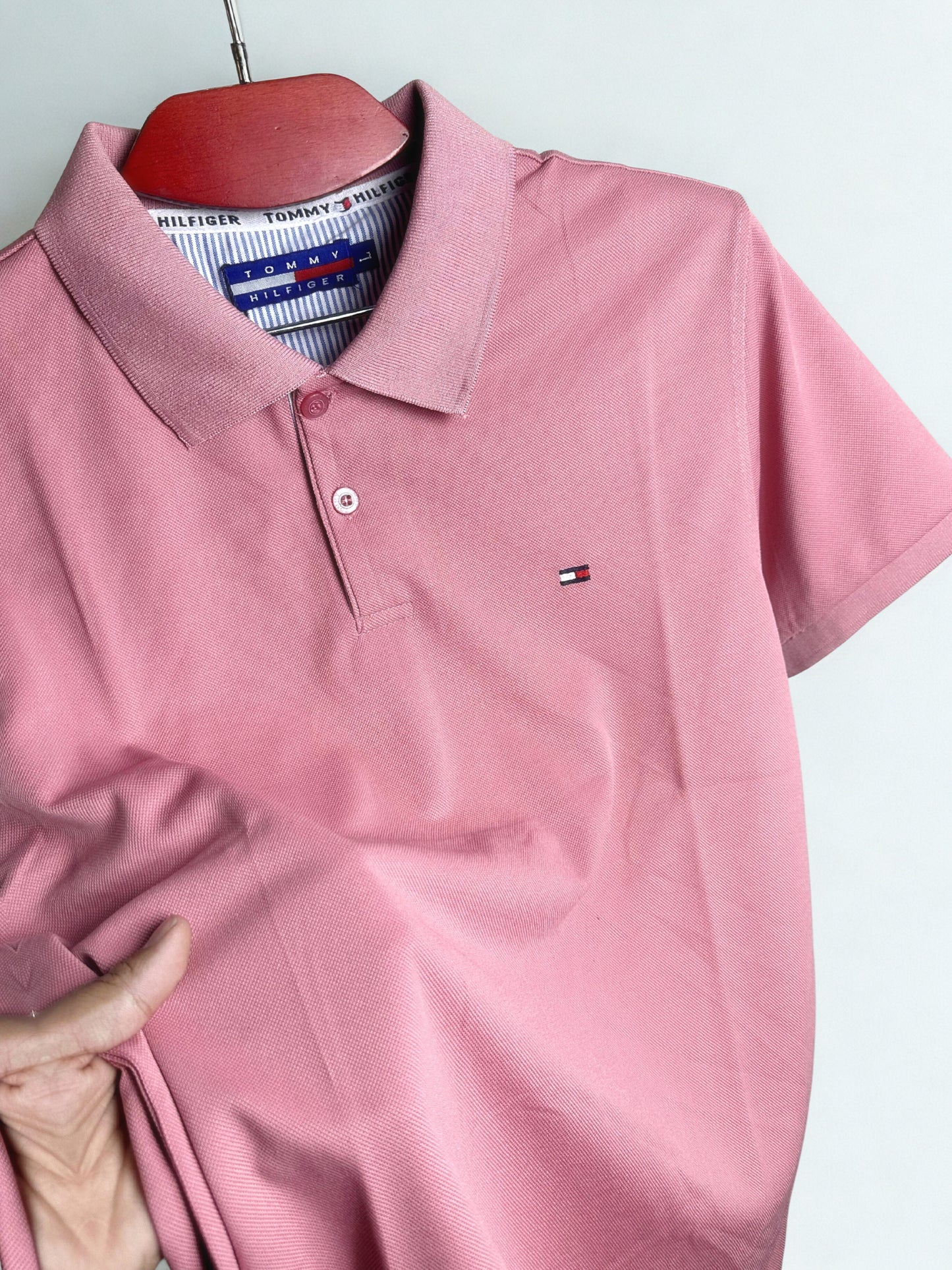 পিঙ্ক কালার পোলো টি-শার্ট-TM