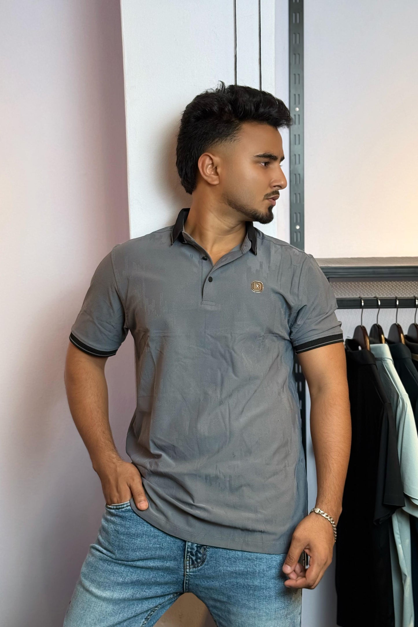 Gray Colour T-Shirt |RR