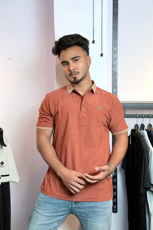 Choco Brown Colour T-Shirt |RR
