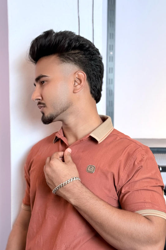 Choco Brown Colour T-Shirt |RR