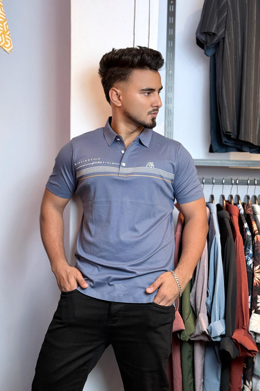 Blue Polo T-Shirt |Evans