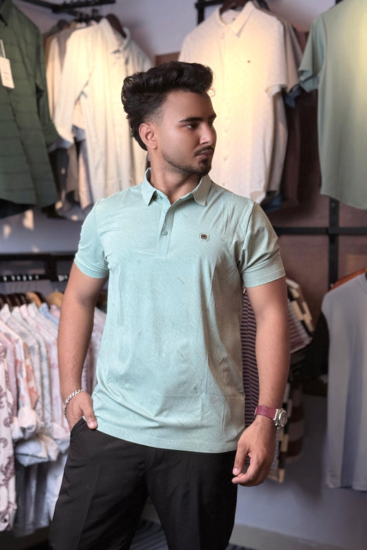 Mint Colour Polo T-Shirt |DBP